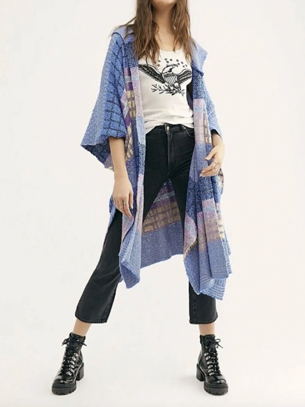 Free People Mercer Hooded Kimono
